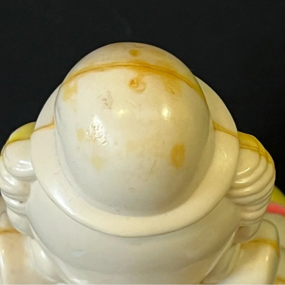 SaniToy Roly Poly Weeble Wobble Clown/ Plastic Rattle Circus Retro Vintage 1977